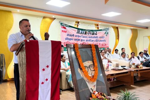 अहिले बनेको गठबन्धन  साढे ३ वर्ष कुनै उलथपुथल नहुने गगन थापाको दाबी