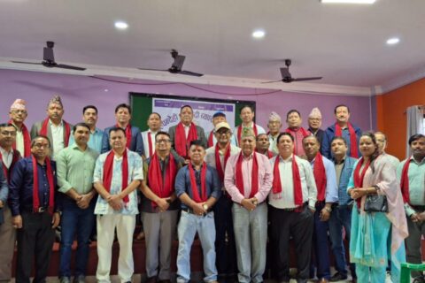 रुपन्देही सुनचाँदी व्यवसायी संघमा पदभार ग्रहण