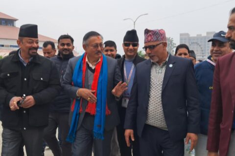 पूर्वगृहमन्त्री खाँणद्वारा मेला अवलोकन ः कृषि उद्यमशिलता विकामा जोड