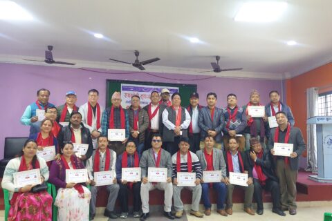 रुपन्देही सुनचाँदी व्यावसायि संघद्धारा बधाइ तथा सम्मान कार्यक्रम