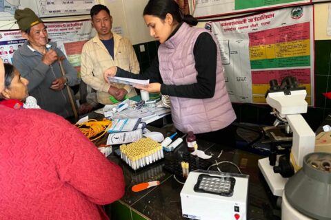 बगनासकाली गाउपालिका ५ गरनडाडा स्वास्थ्य चौकीमा निशुल्क स्वास्थ्य शिविर सम्पन्न