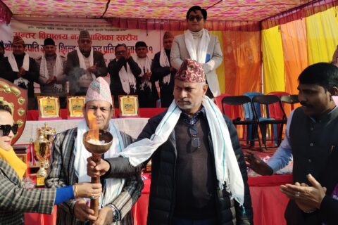 भैरहवामा  चौथो राष्ट्रपति रनिङ शिल्ड प्रतियोगिता सुरु