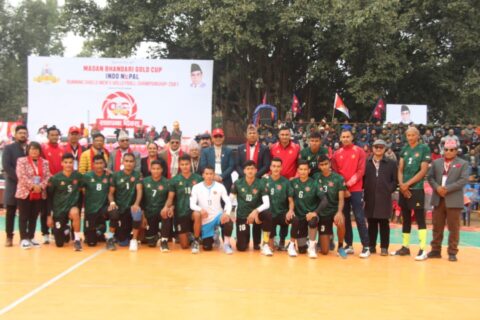 मदन भण्डारी गोल्डकप  पुरुष भलिबल च्याम्पियनसिप–२०८१को उपाधि त्रिभुवन आर्मीलाई