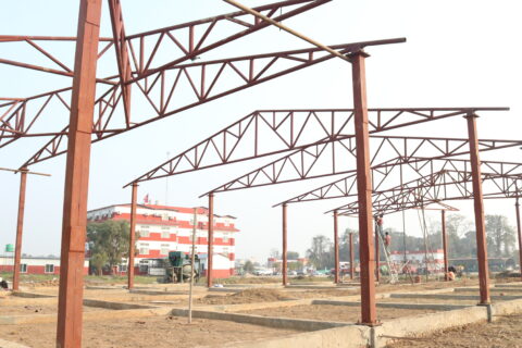 तिलोत्तमा नगरपालिकामा ६ हजार ३ सय ७७ वर्गफिट क्षेत्रफलमा प्रशासनिक भवन बन्दै