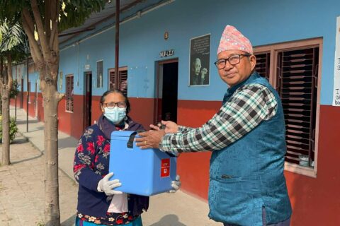 मोदरल्यान्ड स्कुलमा क्यान्सर खोप तथा अभिमुखीकरण कार्यक्रम