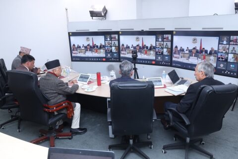 प्रधानमन्त्री ओलीद्वारा सातै प्रदेशका मुख्यमन्त्रीसँग ‘भर्चुअल’ बैठक