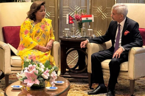 परराष्ट्रमन्त्री डा आरजु राणा देउवा र भारतीय विदेशमन्त्री डा एस जयशङ्करबीच आज नयाँ दिल्लीमा द्विपक्षीय भेटवार्ता