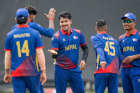 कुवेतले नेपाललाई दियाे १ सय ७५ रनकाे लक्ष्य