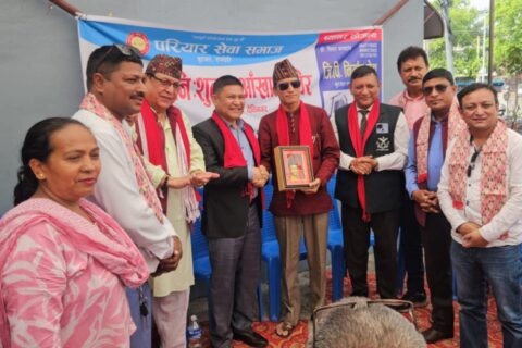 परियार सेवा समाज रुपन्देही द्धारा निशुल्क आंखा शिविर सम्पन्न