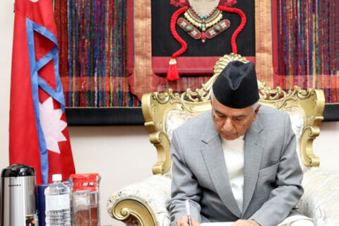 राष्ट्रपति पौडेलद्वारा संसद अधिवेशन आह्वान