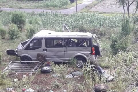 पाेखरामा फेरि अर्को दुर्घटना : तीन जनाको मृत्यु ,आठ घाइते