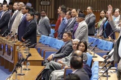 प्रतिनिधिसभाको आजको बैठक स्थगित