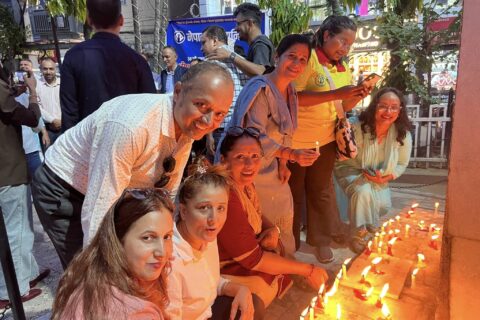 प्रेस युनियनको स्थापना दिवस : बुटवलमा दीप प्रज्ज्वलन