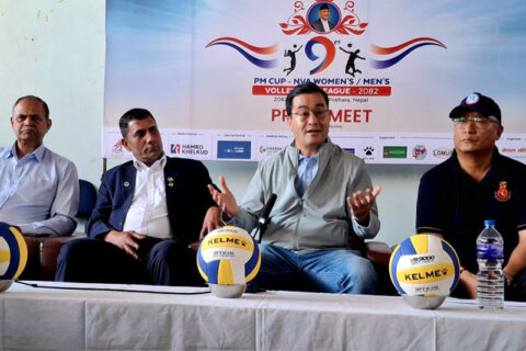 पोखरमा आजदेखि प्रधानमन्त्री कप एनभिए पुरुष तथा महिला राष्ट्रिय भलिबल लिग सुरु