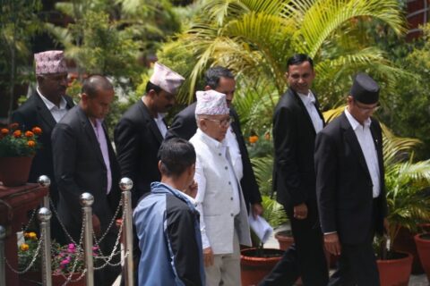 माधवकुमार नेपाल विशेष अदालतमा उपस्थित