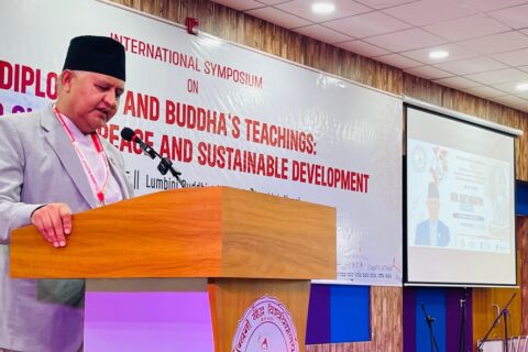 बुद्ध शिक्षाबाट अन्तर्राष्ट्रिय कूटनीति र शान्तिमा नयाँ आयाम ल्याउन सकिन्छः मुख्यमन्त्री आचार्य
