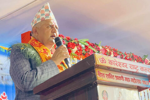 लुम्बिनी  प्रदेश धार्मिक र प्राकृतिक पर्यटकीय सम्भावनाले भरिपूर्ण छ : मुख्य मन्त्री आचार्य