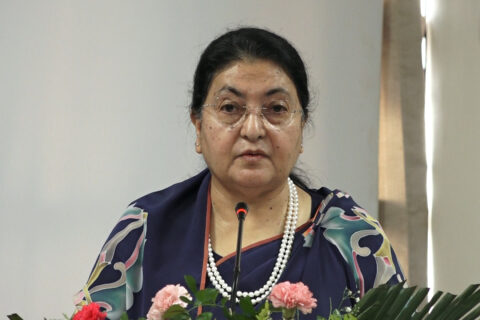 एमाले विधान महाधिवेशन : पूर्वराष्ट्रपति भण्डारीकाे पक्षबाट चार विषयमा फरक मत दर्ता