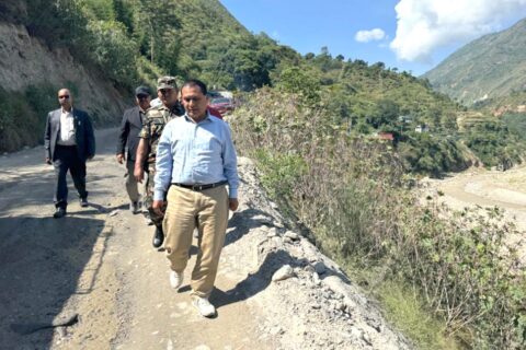 नवमीको दिन बीपी राजमार्ग निरीक्षणमा पुगे कुलमान