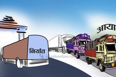 आयात र निर्यातबीचको खाडल झनै गहिरिँदै :व्यापार घाटा १७ खर्ब ८१ अर्ब ८ करोडभन्दा बढी