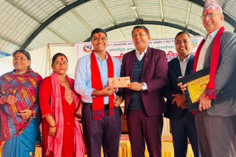 तिलोत्तमामा नगर प्रमुख छात्रवृत्ति वितरण, उत्कृष्ट विद्यार्थी–विद्यालय र अवकाशप्राप्त शिक्षकसम्मान