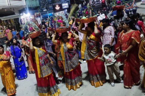 बुटवलमा मिथिलावासीले ‘सामा–चकेवा’ पर्व मनाए