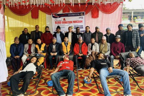लायन्स क्लब अफ बुटवल सिद्धबाबाद्वारा बृहत् रक्तदान :६५ युनिट रगत संकलन