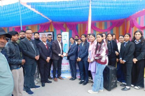 रोट्याक्ट क्लब अफ बुटवलद्वारा कालिका क्याम्पसलाई सेनेटरी प्याड मेशिन हस्तान्तरण
