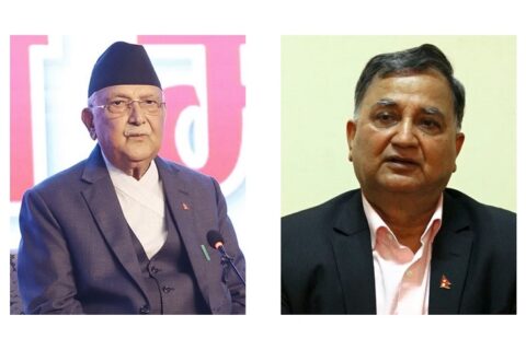 एमाले अध्यक्षमा ओली र पोखरेलको उम्मेदवारी दर्ता