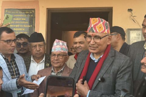 रुपन्देही २ मा एमाले उपाध्यक्ष विष्णुप्रसाद पाेडेल उमेदवारी दर्ता