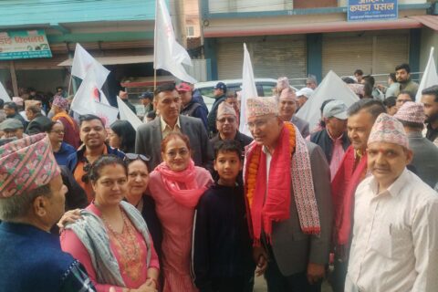 बुटवल वडा नं ७ र ८ मा बिष्णु पौडेलको घरदैलो कार्यक्रम सम्पन्न