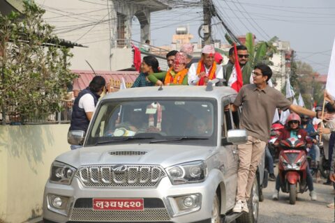 रूपन्देही २ मा कांग्रेसको घरदैलो ः तिलोत्तमा–१ र २ का मतदाताहरूले दिए चुन्न पौडेललाई जितको शुभकामना