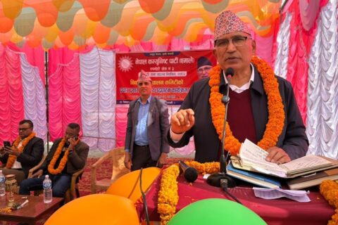 बुटवल-गोरुसिङ्गे सडकमा उभिएर विष्णु पौडेलले भने : बुटवल-नारायणगढ जस्तो नहोस