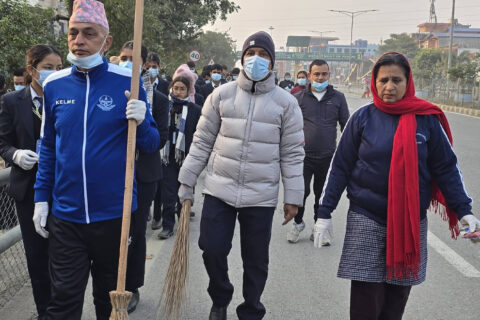 बुटवलउपमहानगरको स्थापना दिवसको अवसरमा सप्ताहव्यापी सरसफाई