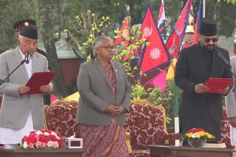 बालेन शाहले लिए प्रधानमन्त्रीको शपथ