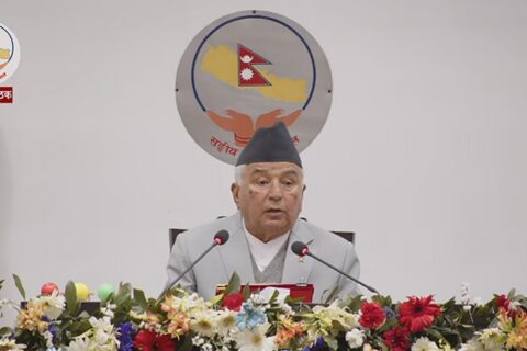 निर्वाचनपछि मुलुक लयमा फर्कियो : राष्ट्रपति पौडेल
