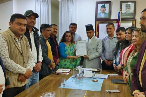 सञ्चारमन्त्री तिमिल्सिना र नेपाल पत्रकार महासङ्घबीच छलफल