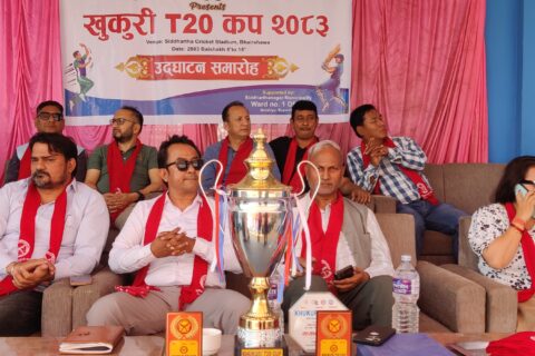 खुकुरी टी–ट्वान्टी कप सुरु, एमएसएमटी र भरतपुरको विजयी सुरुवात