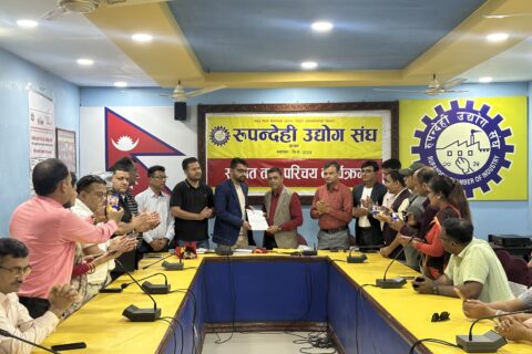 “निजी क्षेत्रसँग सहकार्य गर्दै उद्योगमैत्री नीति ल्याउँछौँ ” सांसद खरेल