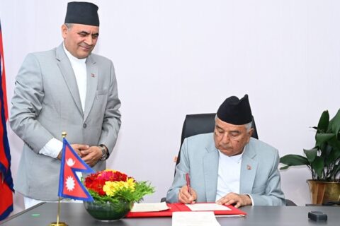 राष्ट्रपति पौडेलले आज संसदको संयुक्त बैठकलाई सम्बोधन गर्दै
