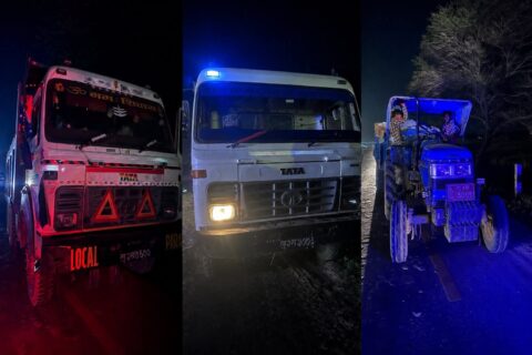 लुम्बिनी प्रदेश प्रहरीको कडा एक्सन स् अवैध माटो उत्खननमा धमाधम जेसिबी, टिप्पर र ट्याक्टर नियन्त्रणमा