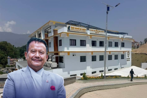 दानवीर व्यवसायी गुरुङले बनाइदिए अस्पताललाई ७१ करोडको भवन