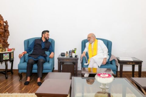 सभापति लामिछाने र भारतीय गृहमन्त्री शाहबीच भेटवार्ता