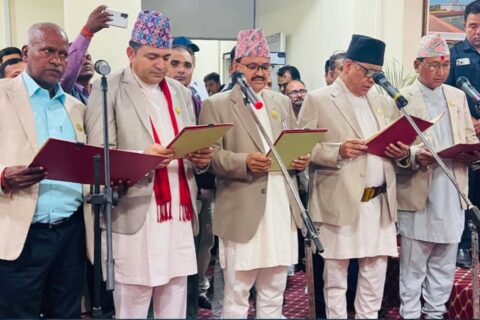 लुम्बिनी प्रदेश मन्त्रिपरिषद् पुनर्गठन, पाँच नयाँ मन्त्रीको शपथ