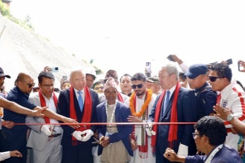 नागढुङ्गा सिस्नेखोला सुरुङमार्ग आइतबार औपचारिक रूपमा उद्घाटन