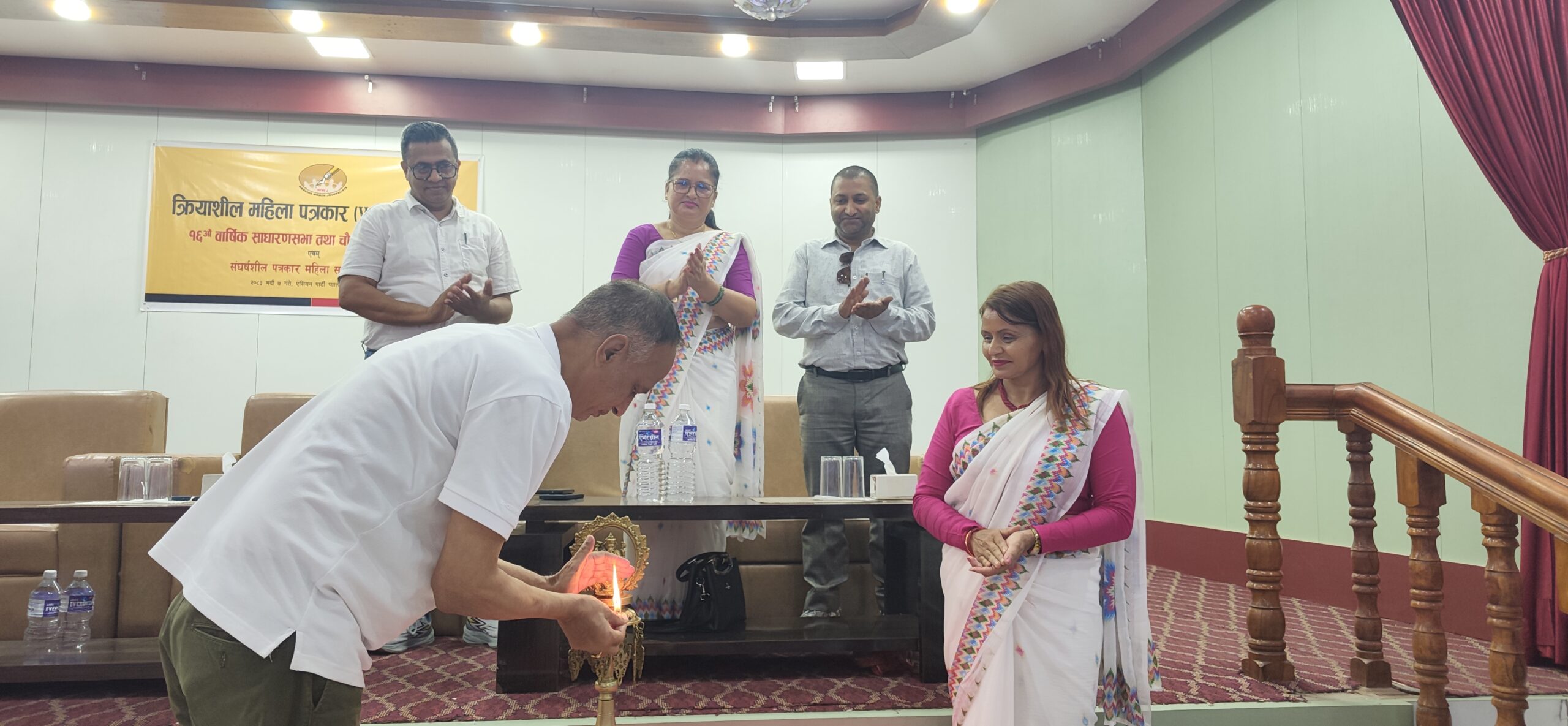 क्रियाशील महिला पत्रकारको अध्यक्षमा कल्पना तिवारी,पाण्डेलाई संघर्षशील पत्रकार सम्मान 