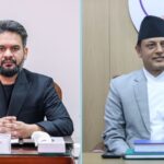 प्रधानमन्त्री वालेन्द्र र सभामुख अर्यालबीच भेटवार्ता