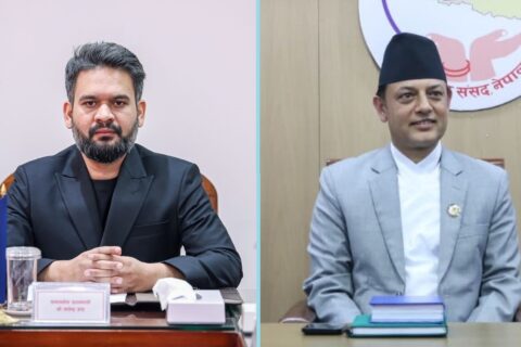 प्रधानमन्त्री वालेन्द्र र सभामुख अर्यालबीच भेटवार्ता