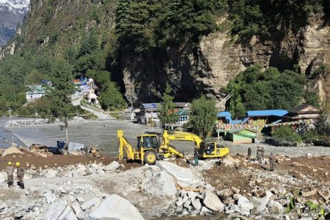 थुनिएको मर्स्याङ्दी खोल्ने काम जारी